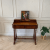 Dressing table with 4 drawers and mirror top, vintage style