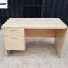 Furradec brand wooden desk with 2 drawers, 120 cm