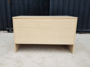 Furradec brand wooden desk with 2 drawers, 120 cm