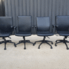 Office chair, leather seat, with arms, Logica work chair_N1I1K49Y1U
