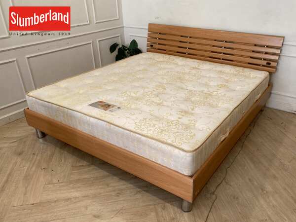 6 foot bed, Index brand, 6 foot mattress, 10 inches thick, Slumberland brand, Royal Diamond model