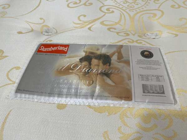 6 foot bed, Index brand, 6 foot mattress, 10 inches thick, Slumberland brand, Royal Diamond model