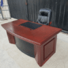 Executive desk set, wooden frame with chair