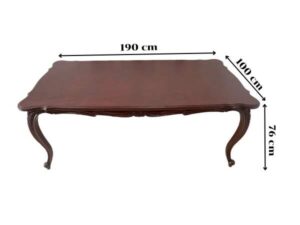 Vintage style wooden table 190 cm