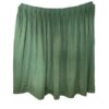 Minimalist style window curtains, green