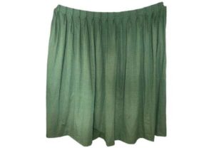 Minimalist style window curtains, green
