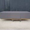 3-door wooden cabinet, grey