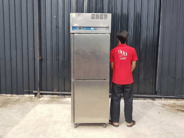 2-door stainless steel refrigerator, Sanden brand
