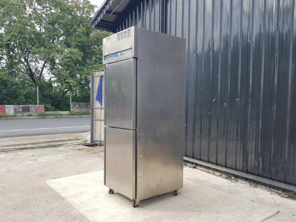 2-door stainless steel refrigerator, Sanden brand