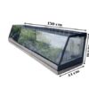 Showcase, glass counter freezer