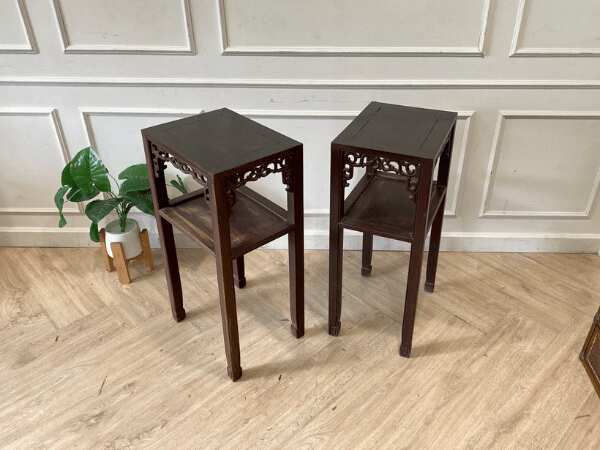 Vintage style wooden side table