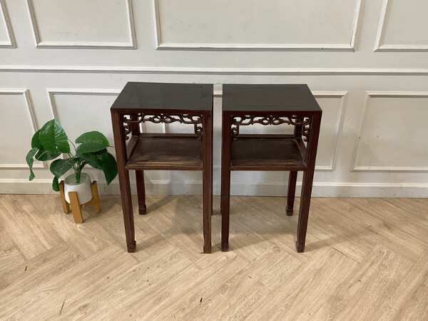 Vintage style wooden side table
