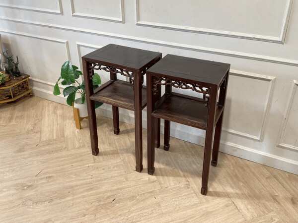 Vintage style wooden side table