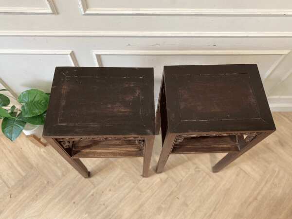 Vintage style wooden side table