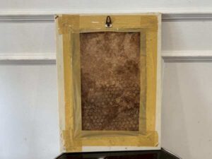 Art picture, white frame