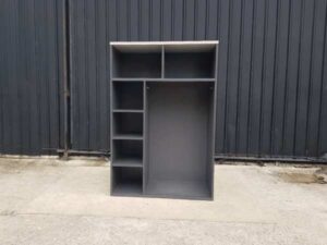 Multipurpose storage cabinet, grey