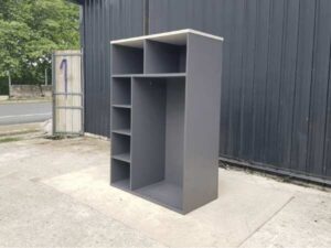 Multipurpose storage cabinet, grey