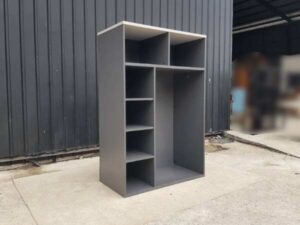 Multipurpose storage cabinet, grey