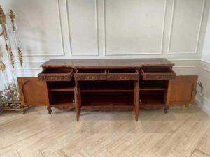 4-door, 4-drawer sideboard, vintage style