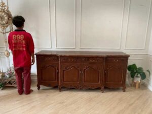 4-door, 4-drawer sideboard, vintage style