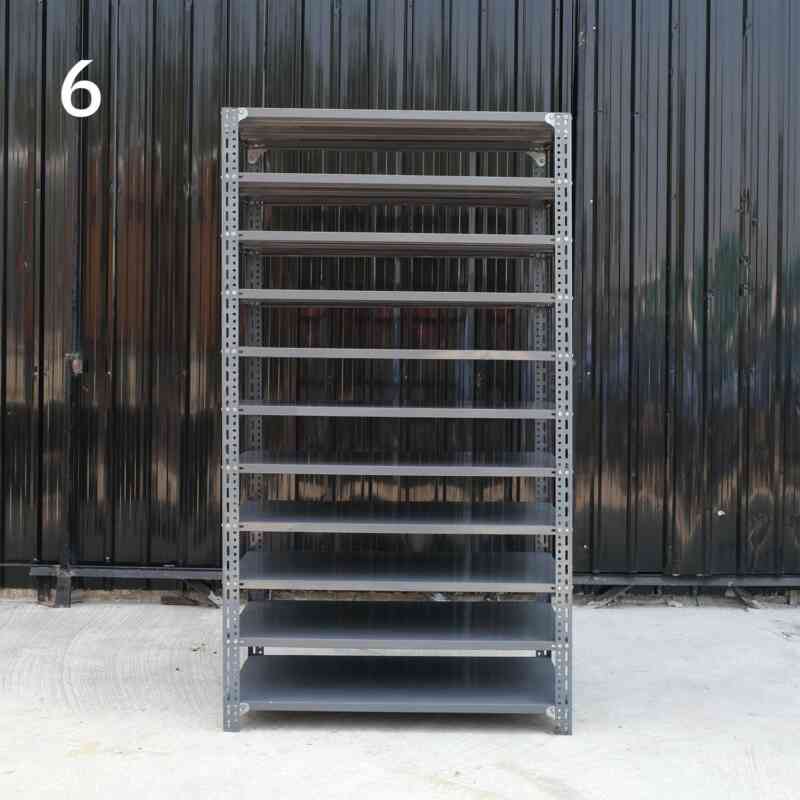 11 steel product shelves (width 120cm) Rack/Shelf, angle steel shelves, product rack
