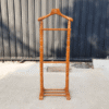 Wooden clothes rack