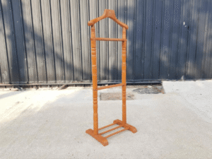 Wooden clothes rack