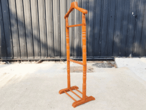 Wooden clothes rack