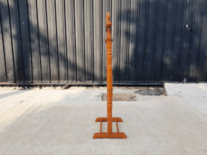 Wooden clothes rack