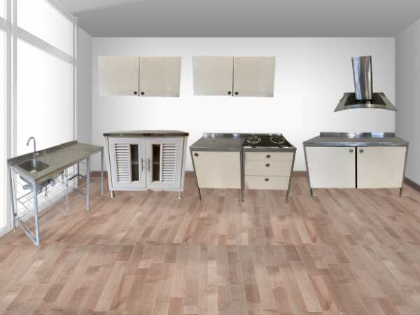 Kitchen set with sink, IKEA brand