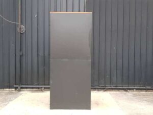 Black 6-Compartment Steel Bookshelf_0W7QA0LHVS