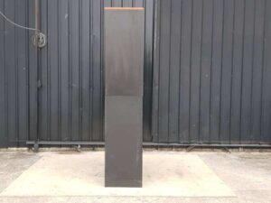 Black 6-Compartment Steel Bookshelf_0W7QA0LHVS