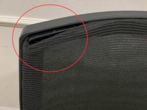 Lecture chair, steel legs, fabric cushion, mesh backrest, black._13NNO6IWPZ