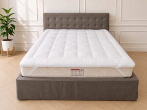 6 ft Mattress Topper, White