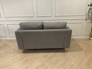 Modern gray fabric 2-seater sofa_1J2T982LJP