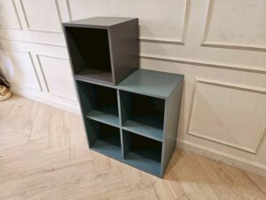 IKEA EKET 5-compartment bookcase, yellow. (1)