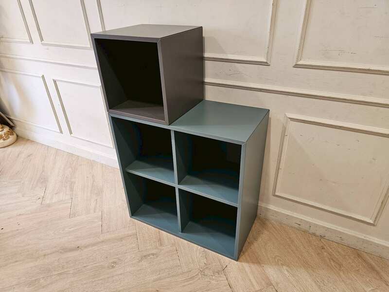 IKEA EKET 5-compartment bookcase, yellow. (1)