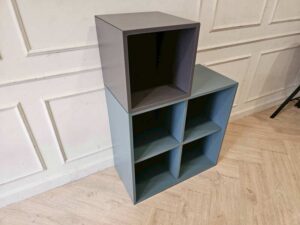 IKEA EKET 5-compartment bookcase, yellow. (1)