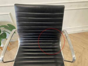 Office chair, Bristol leather seat, brushed aluminum arm-leg frame._1SL7WPFN9M
