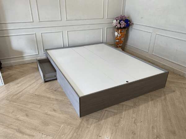 5-foot bed, 1 drawer, gray, minimalist style_1W8A8ZYT5F