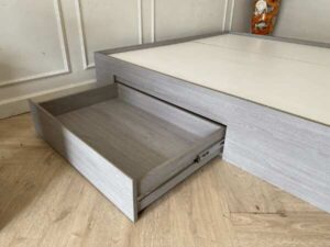 5-foot bed, 1 drawer, gray, minimalist style_1W8A8ZYT5F