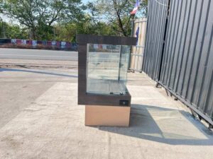 Jewelry display case, glass display cabinet, 1 compartment
