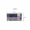 White wooden desk with steel legs._2ADUE8TUAE