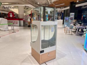 Jewelry display case, tall glass display case, double-layered glass (1)