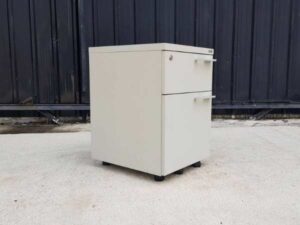 Mobile cabinet with 2 drawers, white, Koncept brand