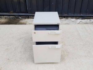 Mobile cabinet with 2 drawers, white, Koncept brand