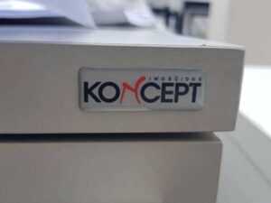 Mobile cabinet with 2 drawers, white, Koncept brand