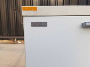 Moflex brand white 3-drawer mobile cabinet
