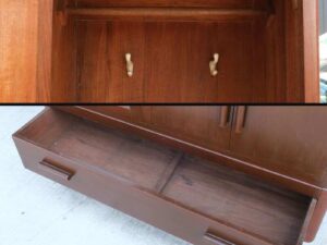 Dressing table, wooden frame, imported from Europe. (The cabinet on the left is for hanging clothes.)_4NJ7ZW6PD8
