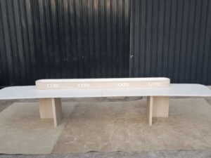 Conference table with power strip 460 cm